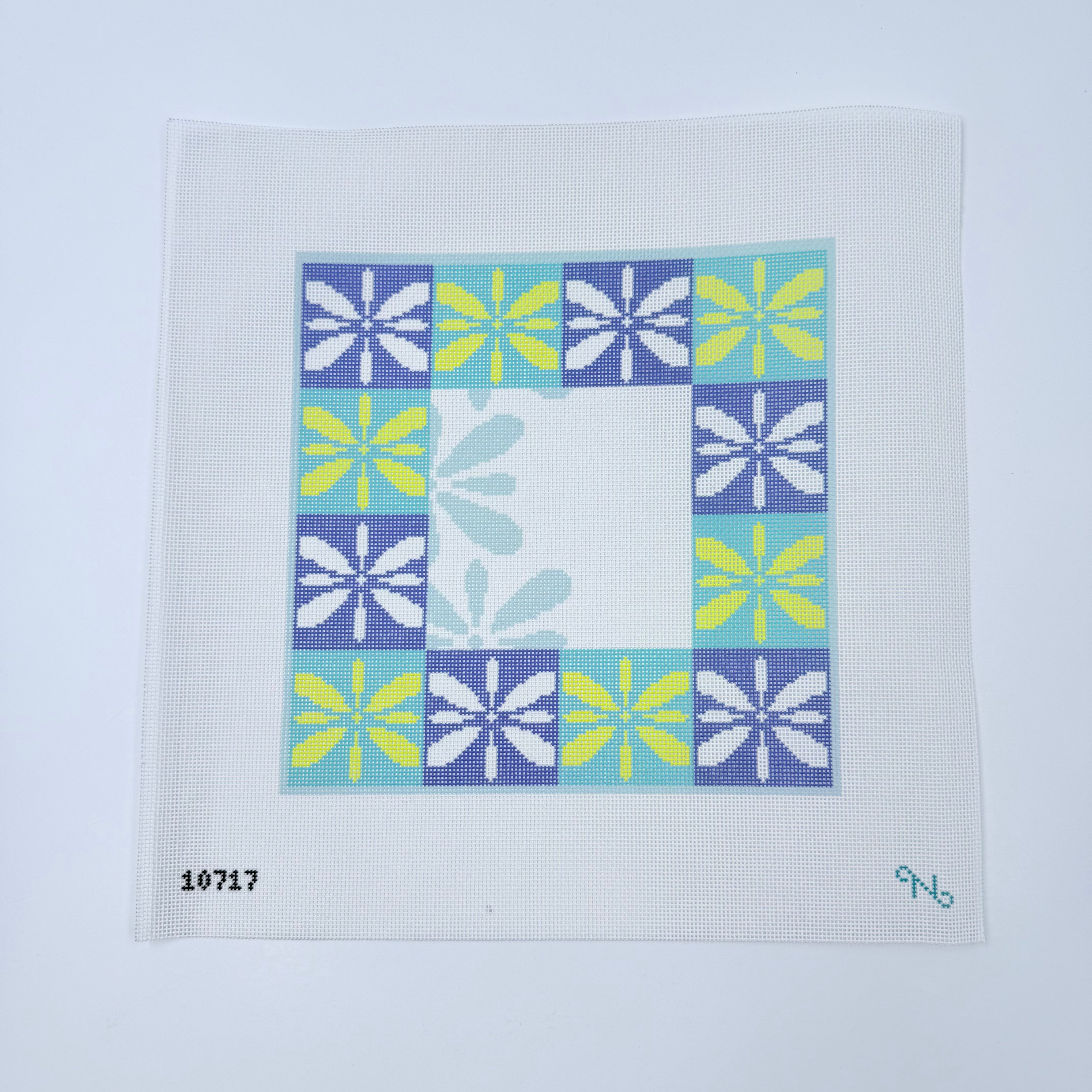 Blue Coventry Canvas - KC Needlepoint