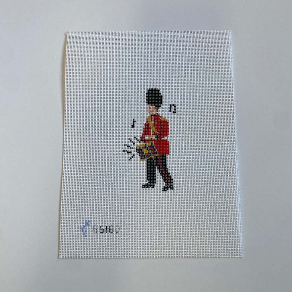 London Guard with Drums Canvas - KC Needlepoint