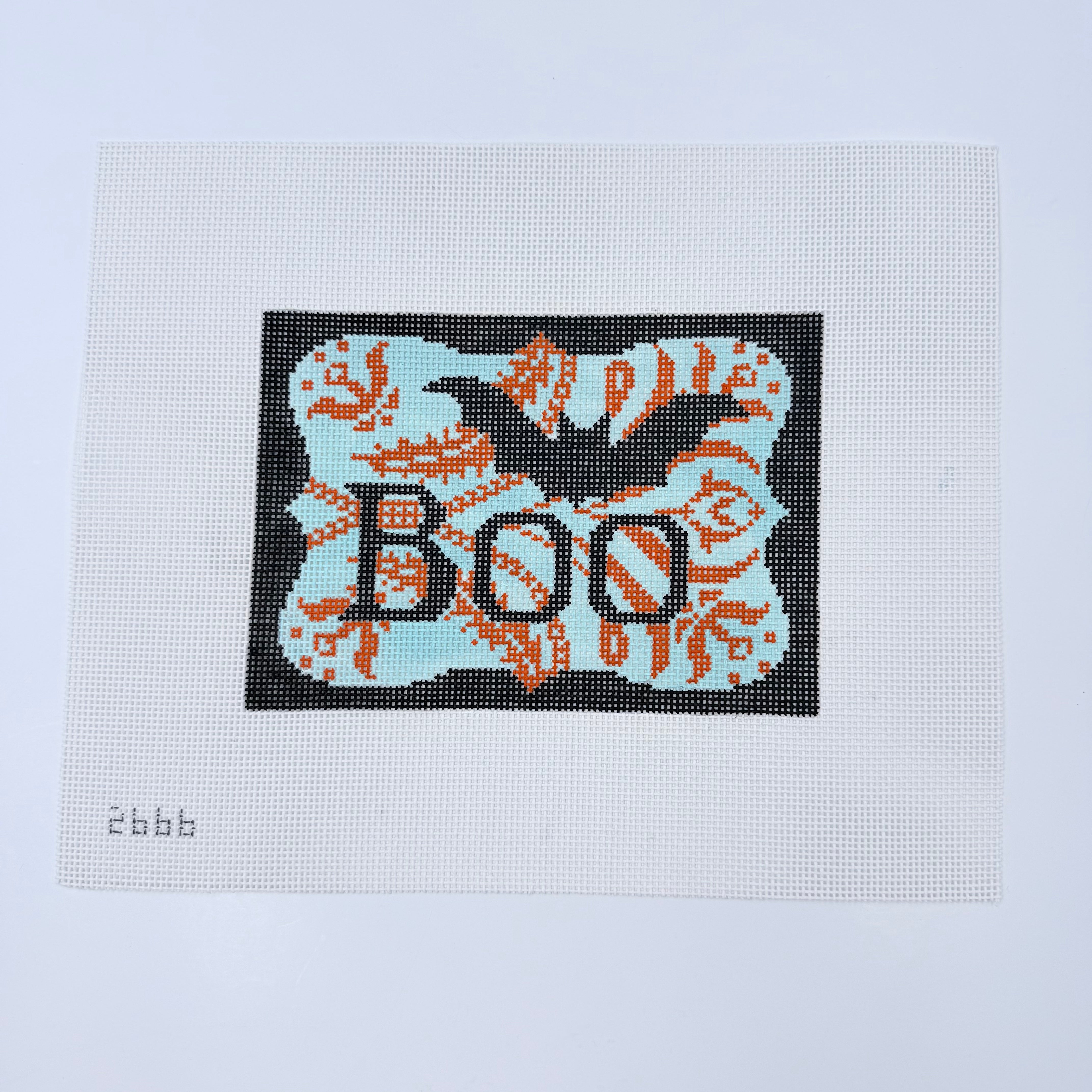 Boo Bat Canvas - KC Needlepoint