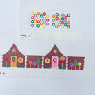 Chocolate and Life Saver Roof 3D Gingerbread House Canvas - KC Needlepoint