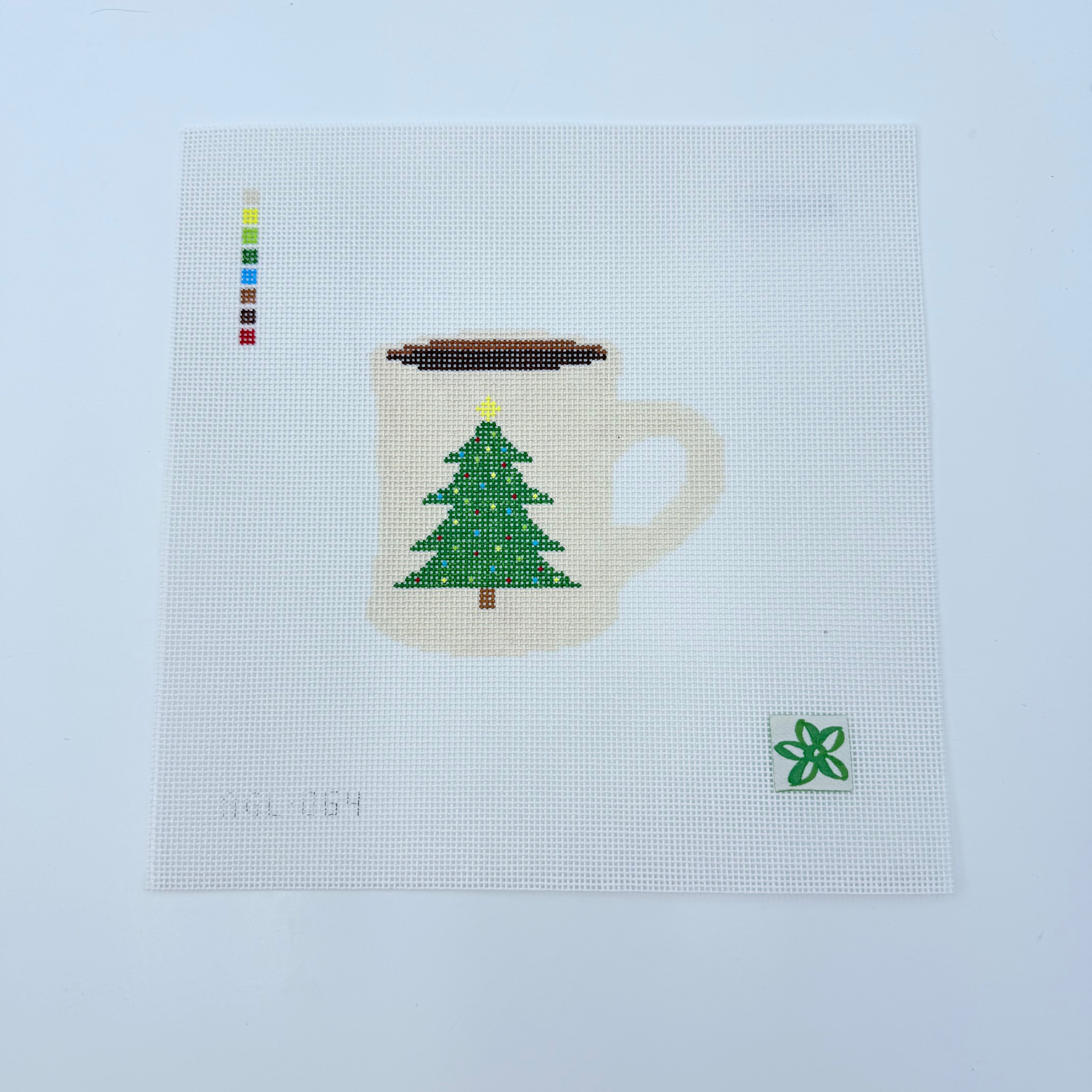 Chirstmas Mug Canvas - KC Needlepoint