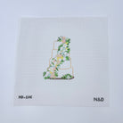 Cream and Pastel Flowers Wedding Cake Canvas - KC Needlepoint