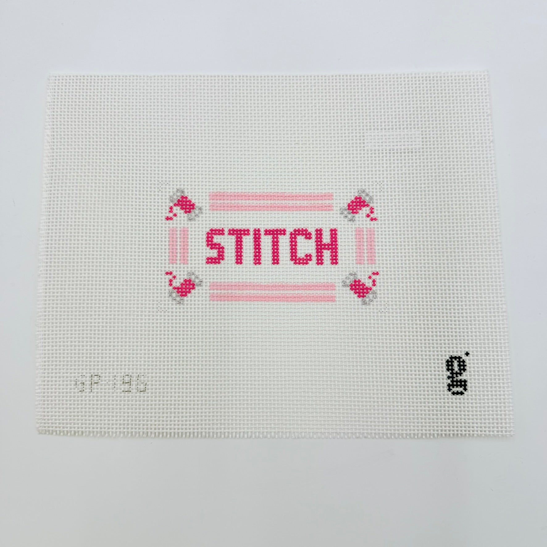 Stitch Mini Sign Canvas - KC Needlepoint