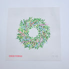 Floral Wreath Canvas - KC Needlepoint