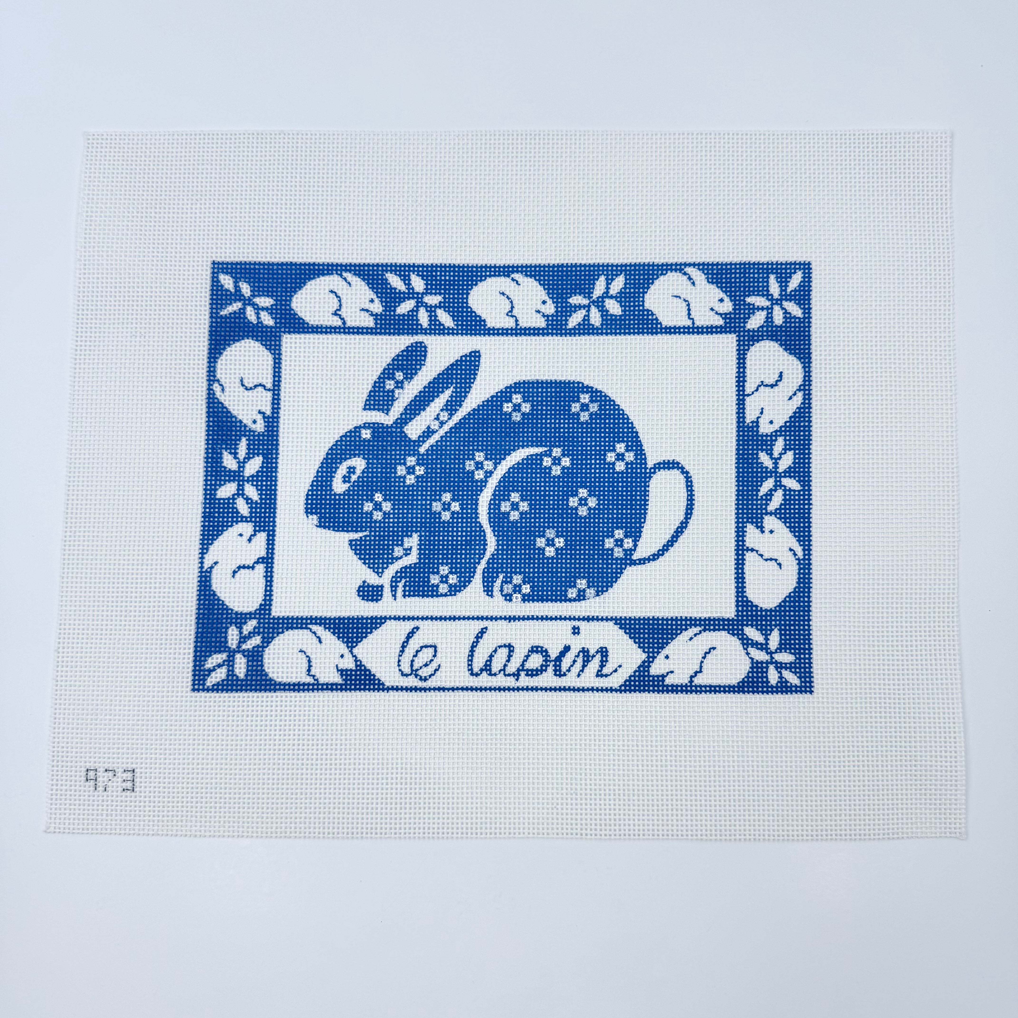 Le Lapin Canvas - KC Needlepoint