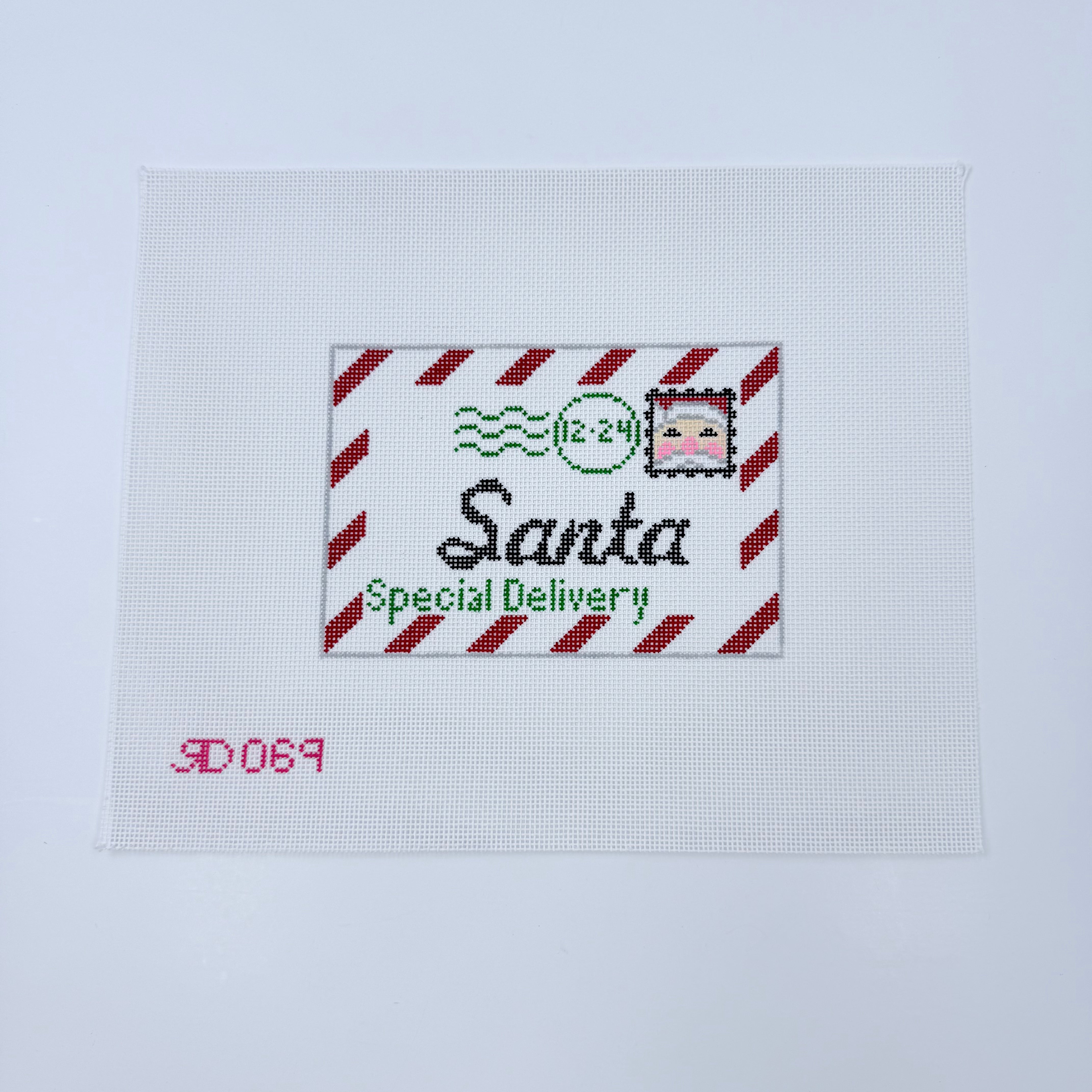 Mini Santa Letter Canvas - KC Needlepoint
