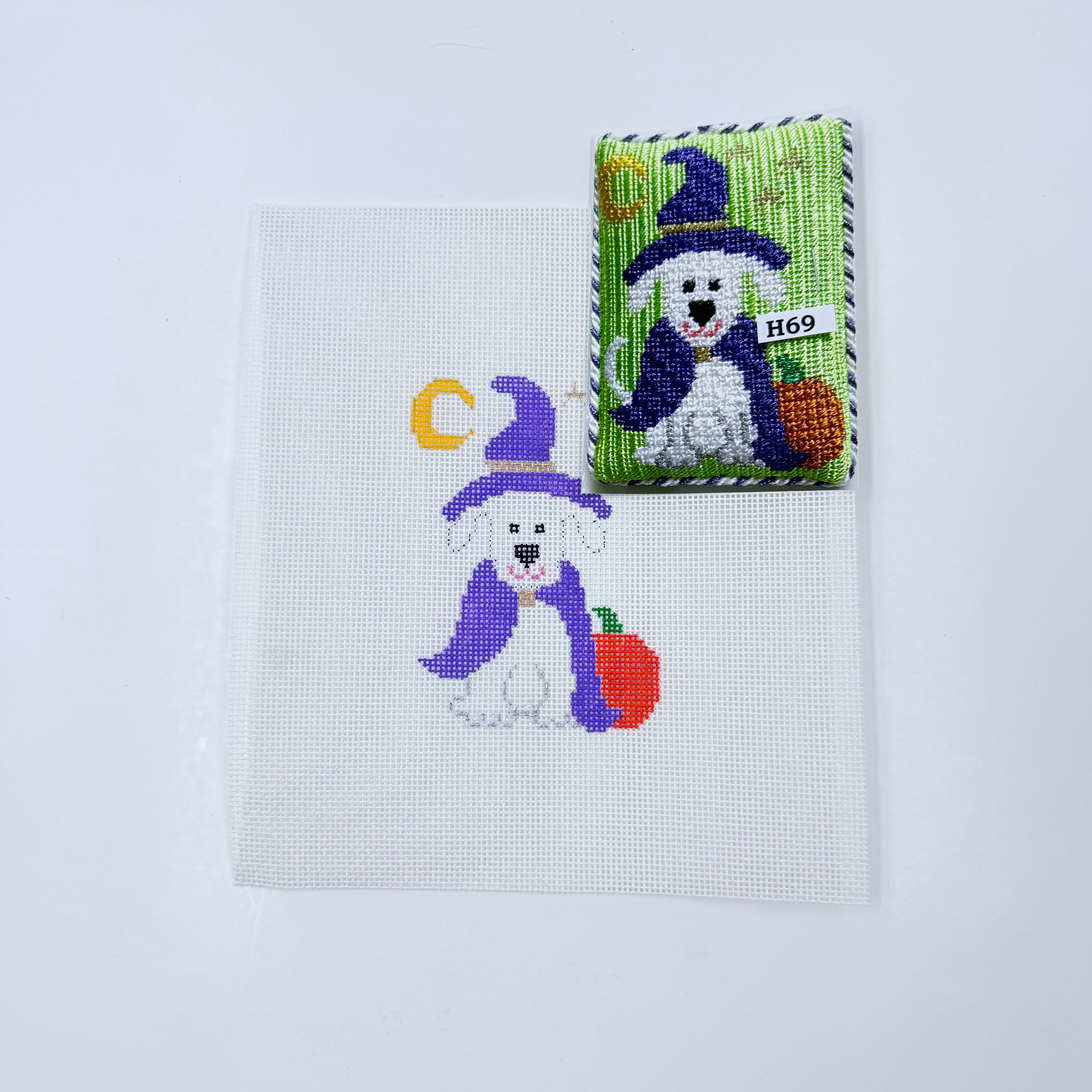 Witch Dog Canvas - KC Needlepoint
