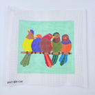 Five Birds on a Wire Needlepoint Canvas - KC Needlepoint
