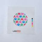 Colorful Hearts Canvas - KC Needlepoint