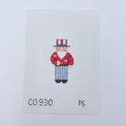 Tiny Uncle Sam Canvas - KC Needlepoint