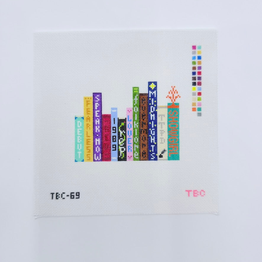 Updated Album Stack Canvas - KC Needlepoint