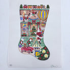 In the Toy Shop Stocking Canvas - KC Needlepoint