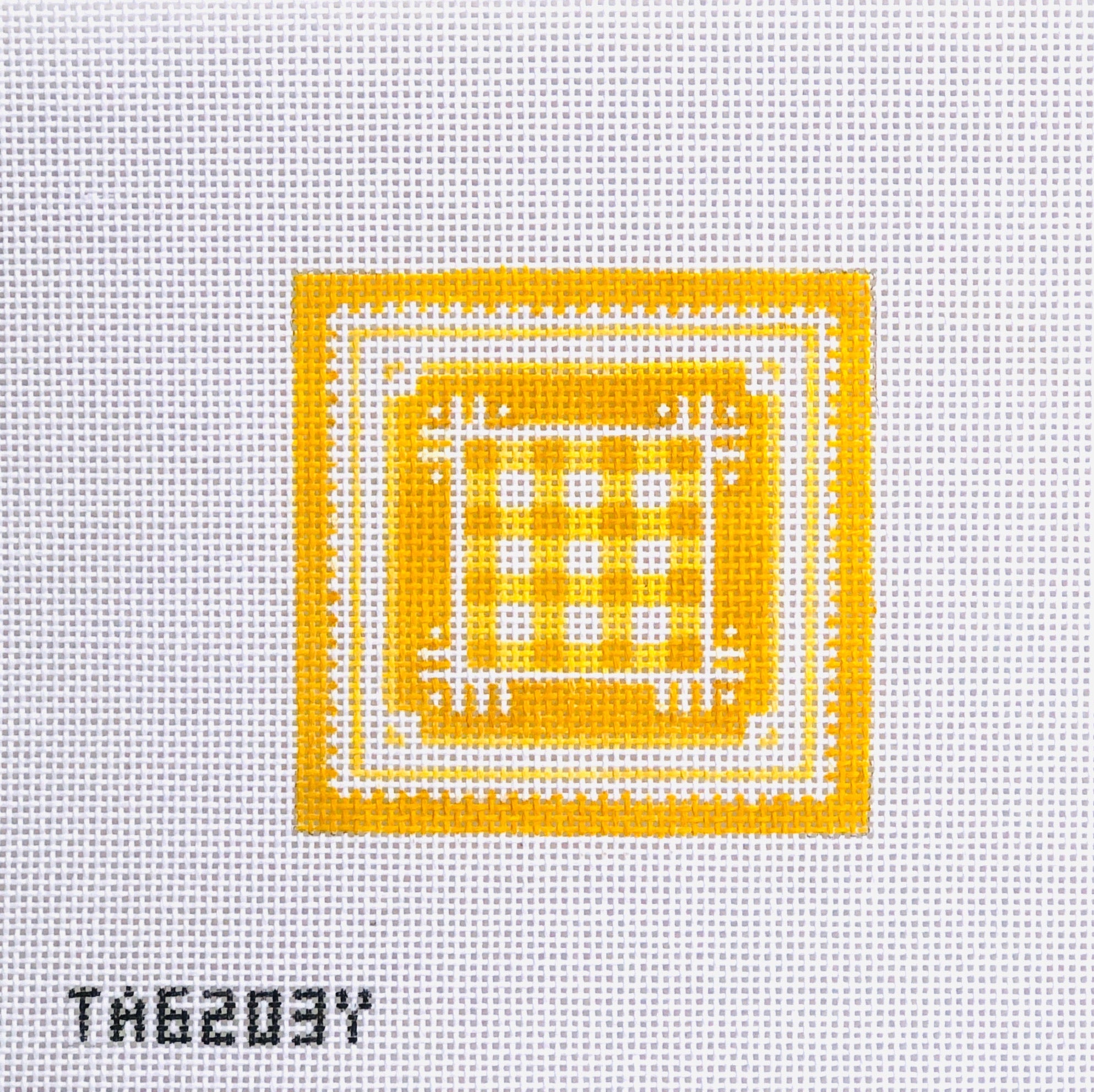 Monogram Square Canvas - KC Needlepoint