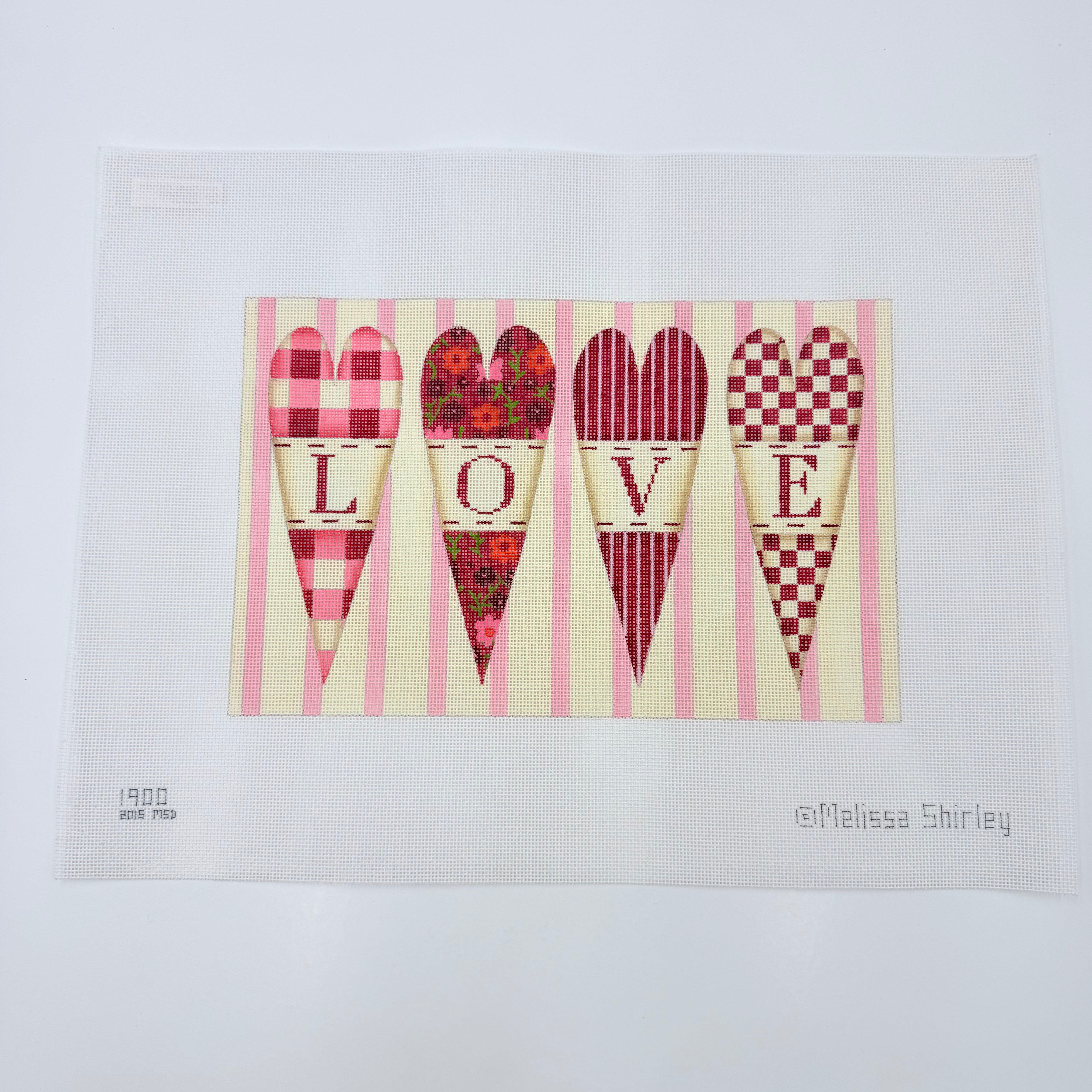 Recipe for Love Needlepoint Canvas - KC Needlepoint