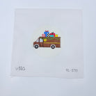 Brown Truck with Presents Canvas - KC Needlepoint