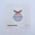 Silver Jingle Bell Canvas - KC Needlepoint