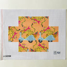 Vespa Cheetah Brick Cover Canvas - KC Needlepoint