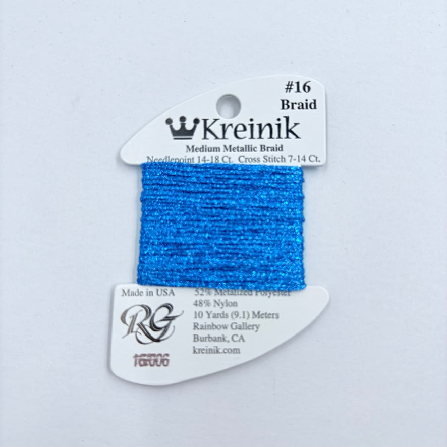 Kreinik Card Size 16 006 Blue - KC Needlepoint
