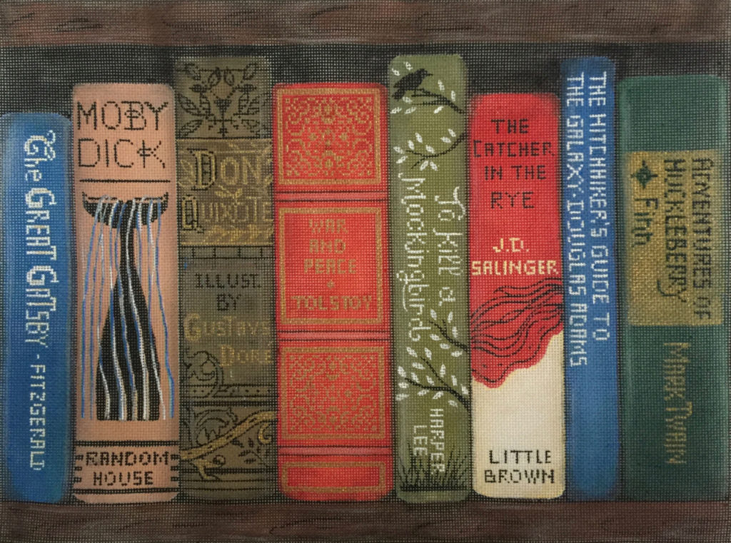 The Classics Book Collection Canvas - KC Needlepoint
