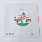 Bratislava Travel Round Canvas - KC Needlepoint