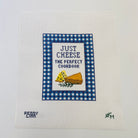 Cheese Cookbook Canvas - KC Needlepoint
