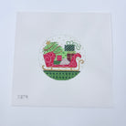 Sleigh Round Canvas - KC Needlepoint