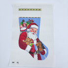 Santa Carrying Toys Stocking - KC Needlepoint
