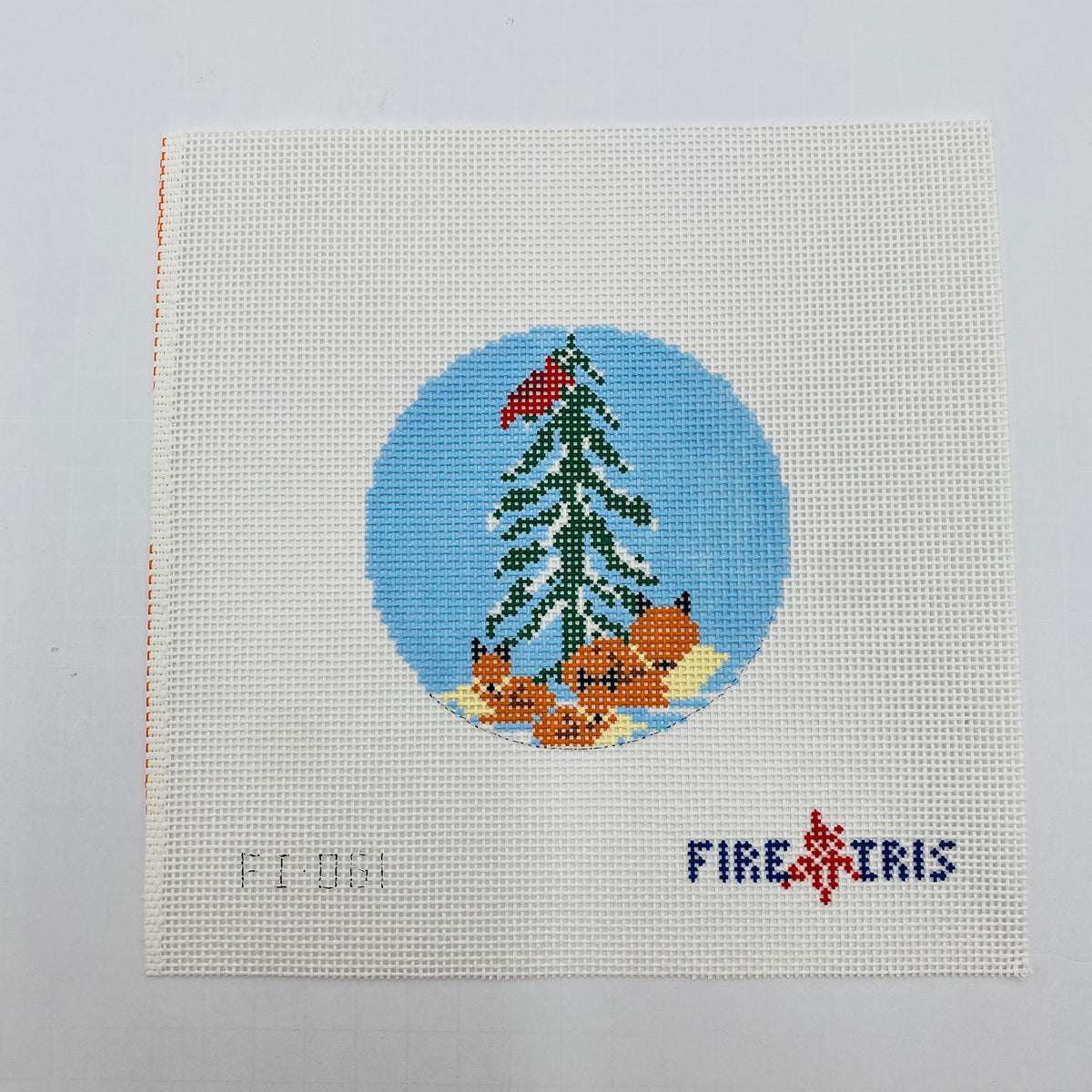 One Fox, Two Fox Canvas – KC Needlepoint