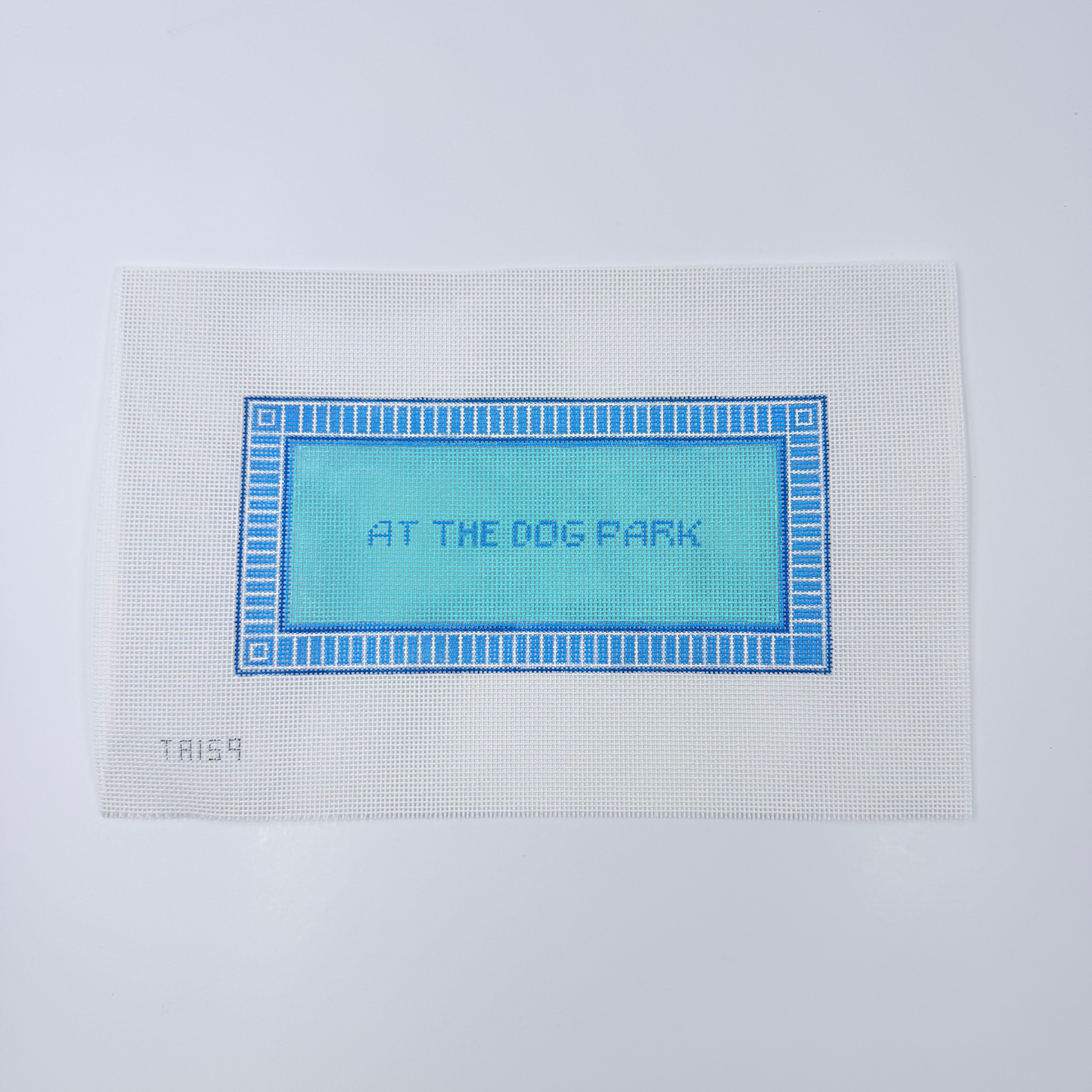 At the Dog Park Canvas - KC Needlepoint