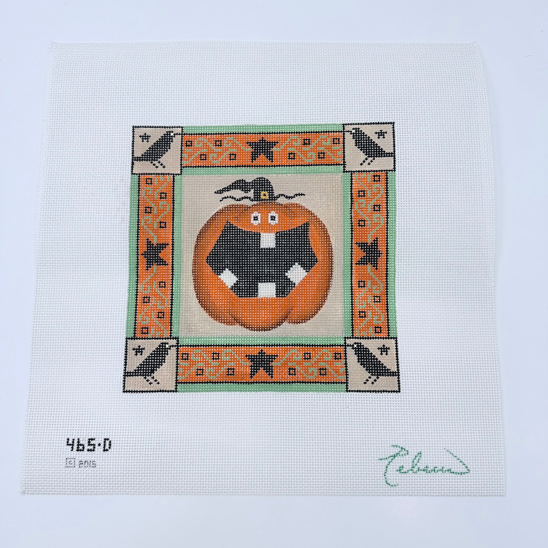 Jacko Pillow Canvas - KC Needlepoint