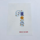 US Navy Candy Cane Canvas - KC Needlepoint