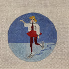 Skier Chic Needlepoint Canvas - KC Needlepoint