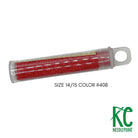 Size 14/15 Seed Beads 408 Red - KC Needlepoint