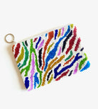 Zebra Stripe Beaded Bag - KC Needlepoint