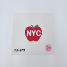 NYC Apple Canvas - KC Needlepoint