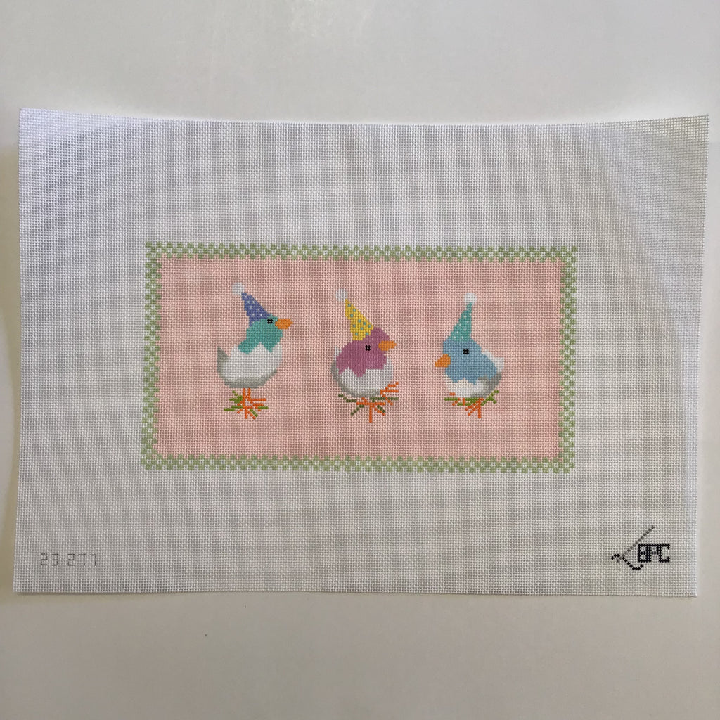 Party Chicks Canvas - KC Needlepoint