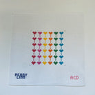Heart Parade Square Canvas - KC Needlepoint