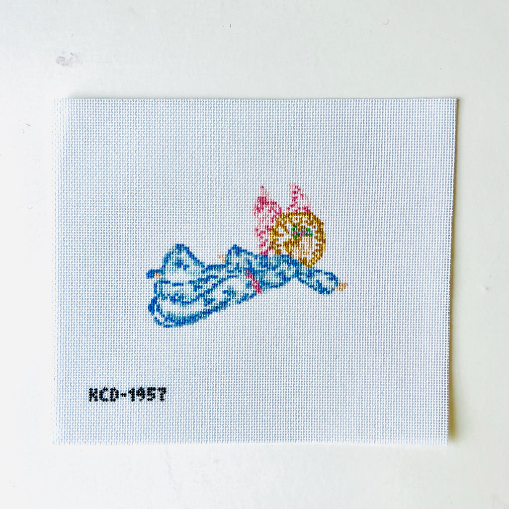 Blue Angel Canvas - KC Needlepoint