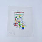 Kitchen Equipment Mini Stocking Canvas - KC Needlepoint