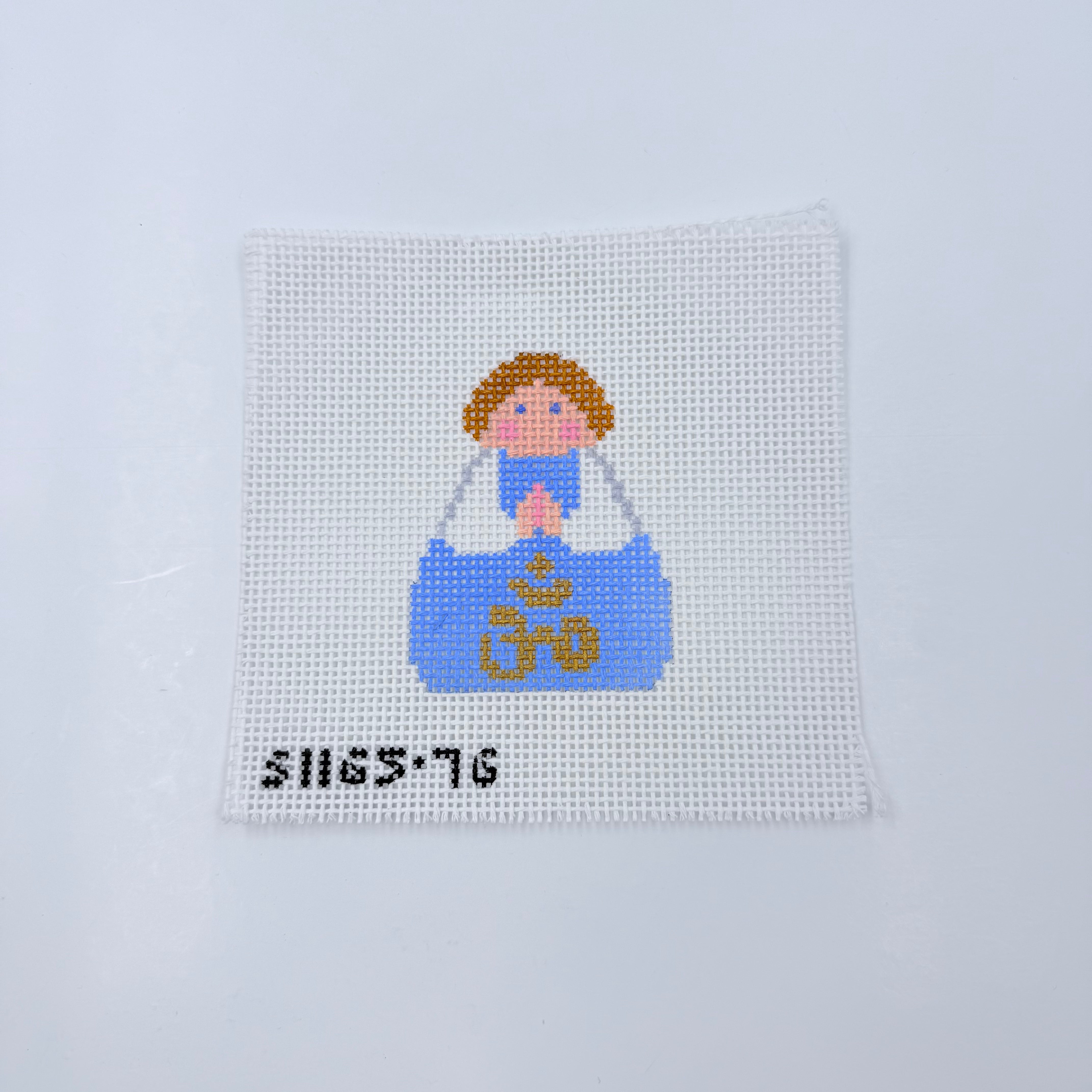 Ohm Sign Angel - KC Needlepoint
