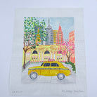 NYC Yellow Cab Canvas - KC Needlepoint