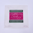 He Sees You When You're Drinking Canvas - KC Needlepoint