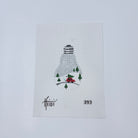 Tree on Car Light Bulb Canvas - KC Needlepoint