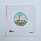 Ship Round Canvas - KC Needlepoint