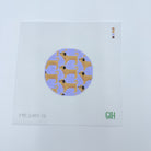 Golden Doodle Round Canvas - KC Needlepoint