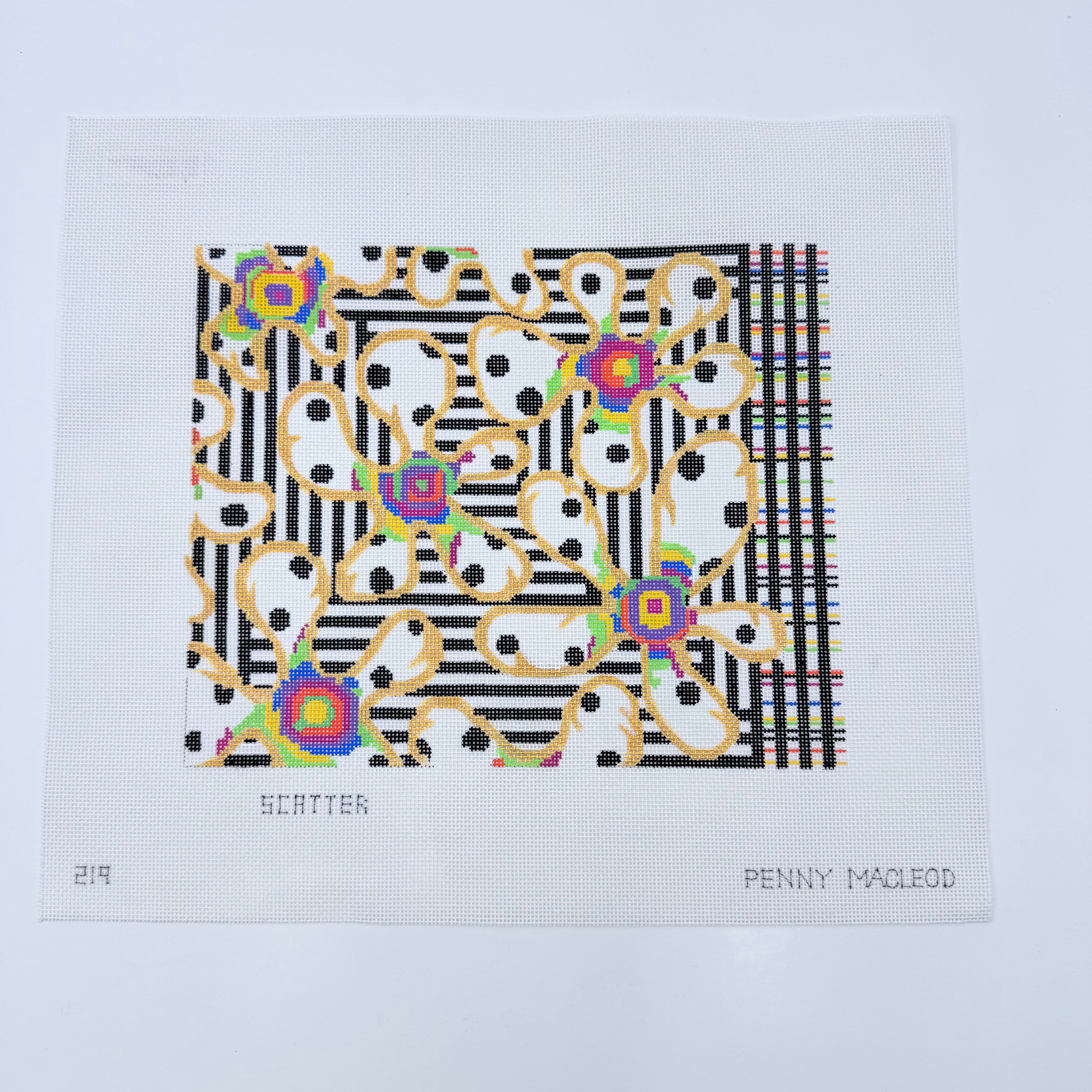 Scatter Needlepoint Canvas - KC Needlepoint