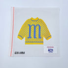 M Pullover Sweater Needlepoint Canvas - KC Needlepoint