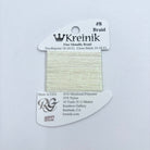 Kreinik Card Size 8 032 Pearl - KC Needlepoint