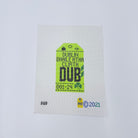 Dublin Vintage Travel Tag Canvas - KC Needlepoint