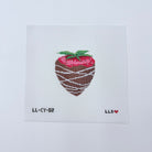 Chocolate Covered Strawberry Canvas - KC Needlepoint